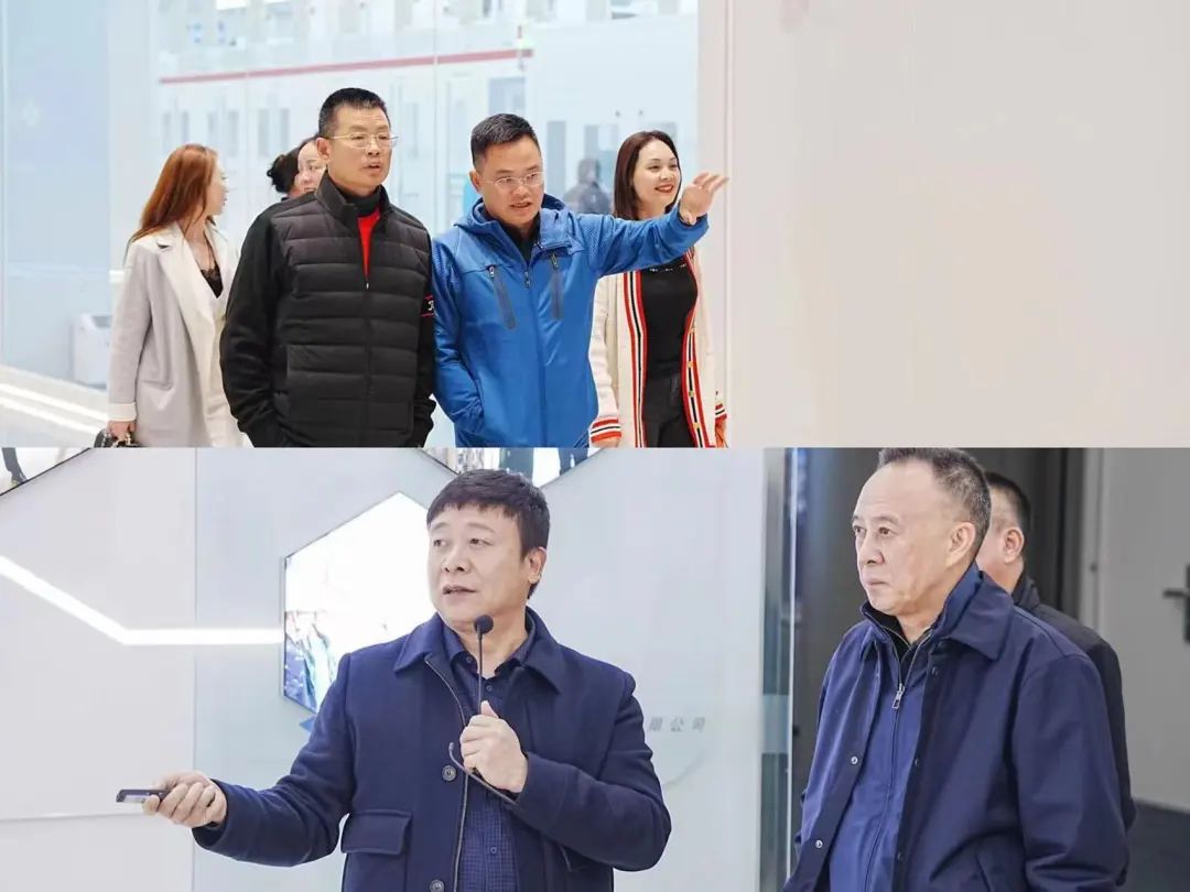 长江商学院四川校友会企业家汪俊林一行莅临琏升光伏参观调研